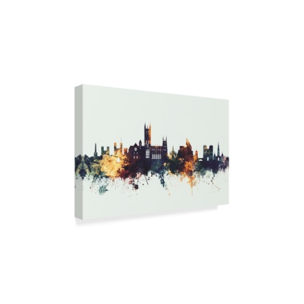 Michael Tompsett 'Canterbury England Skyline Iv' Canvas Art,12x19